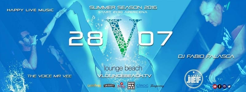 Aperitivo V Lounge Ostia Giovedì 28 Luglio 2016