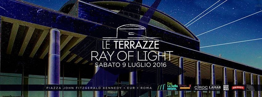 discoteca le terrazze roma sabato 9 luglio 2016