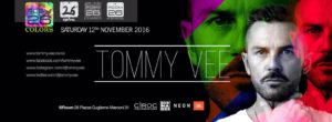 Tommy Vee Room 26 Roma | Sabato 12 novembre 2016