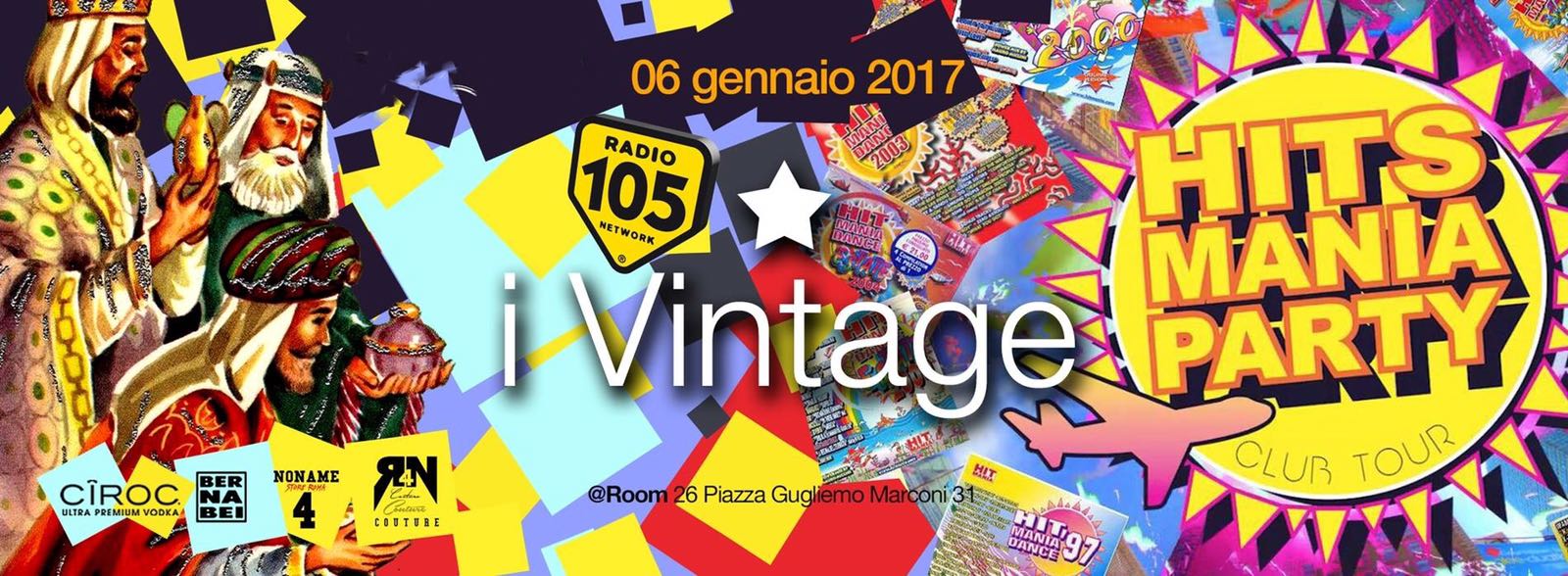 Room 26 venerdì 6 gennaio 2017 Hits Mania Party
