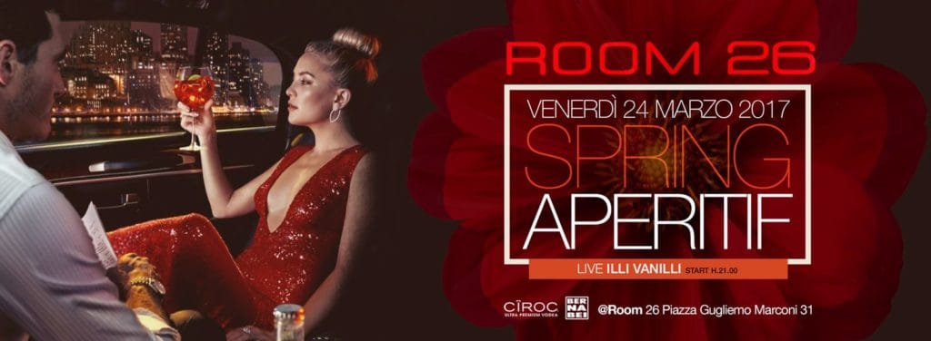 Room 26 venerdì 24 Marzo Aperitivo e musica anni 90