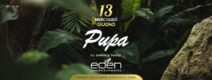 Eden Roma aperitivo discoteca stadio Olimpico mercoledì 13 giugno 2018