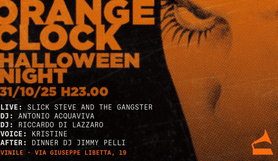 flyer halloween vinile roma