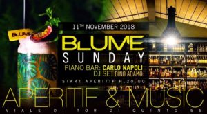 BLUME Ponte Milvio Roma Aperitivo domenica 11 novembre 2018