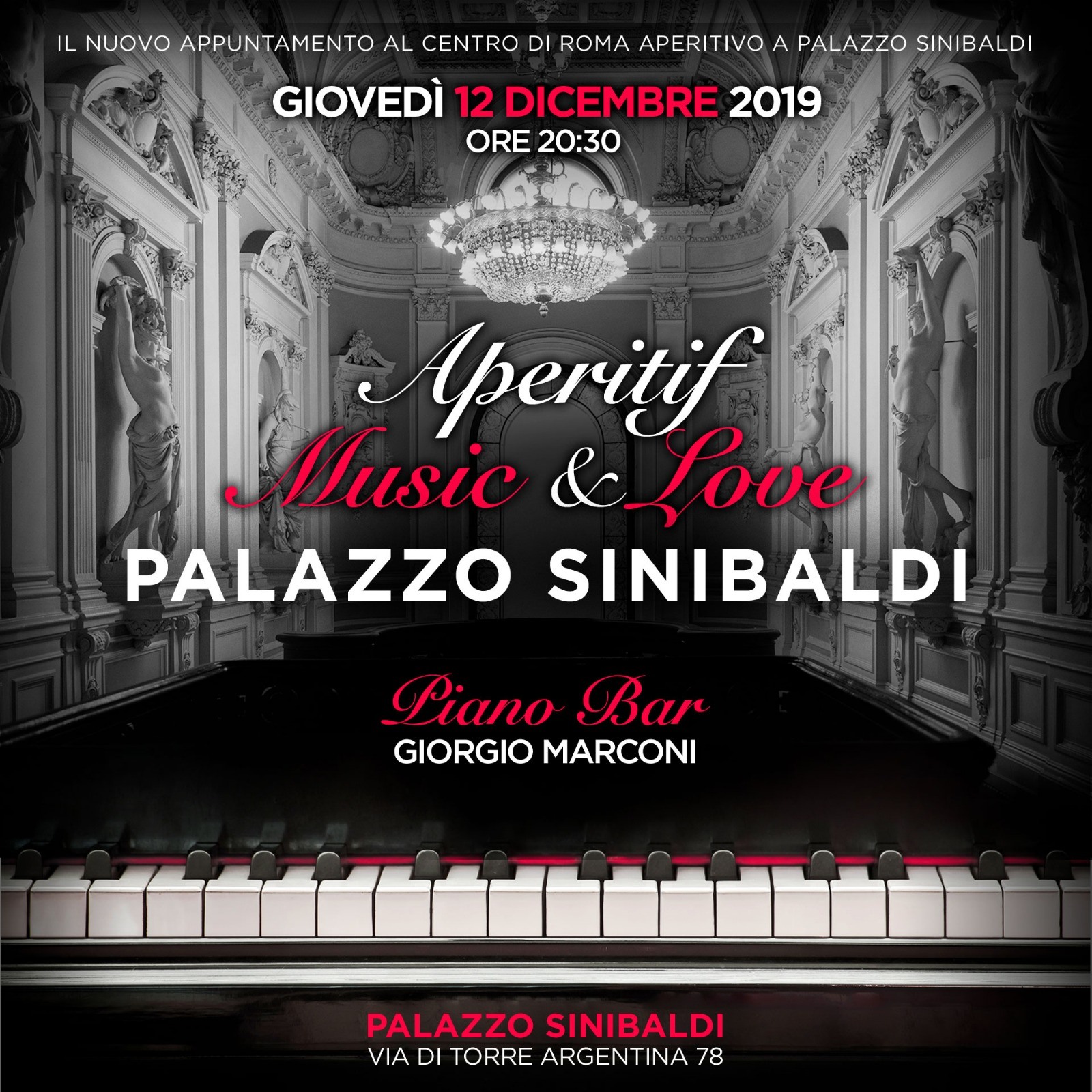 Shari Vari giovedì 12 dicembre 2019 Aperitivo Palazzo Sinibaldi