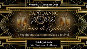 Capodanno Hotel Quirinale Roma 31 dicembre 2021 Cena Djset