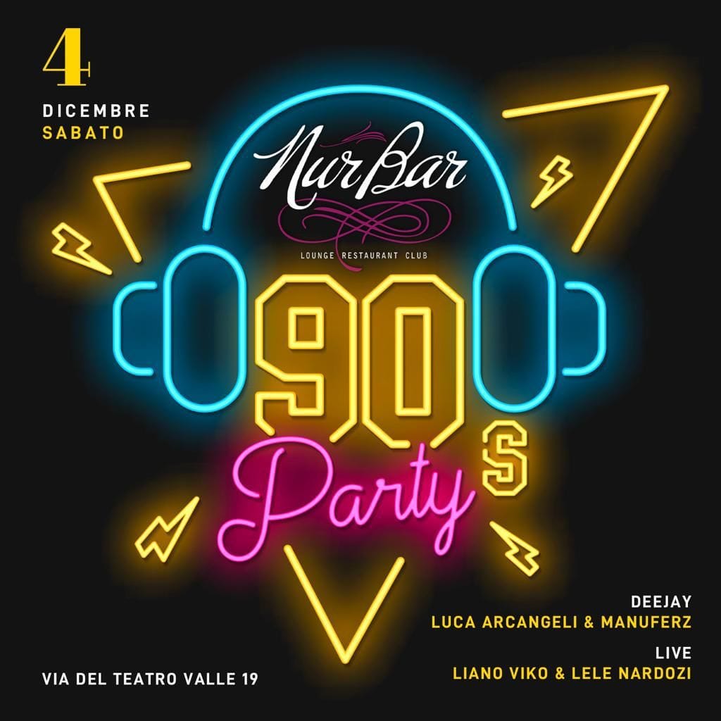 Discoteca NUR Bar sabato 4 dicembre 2021