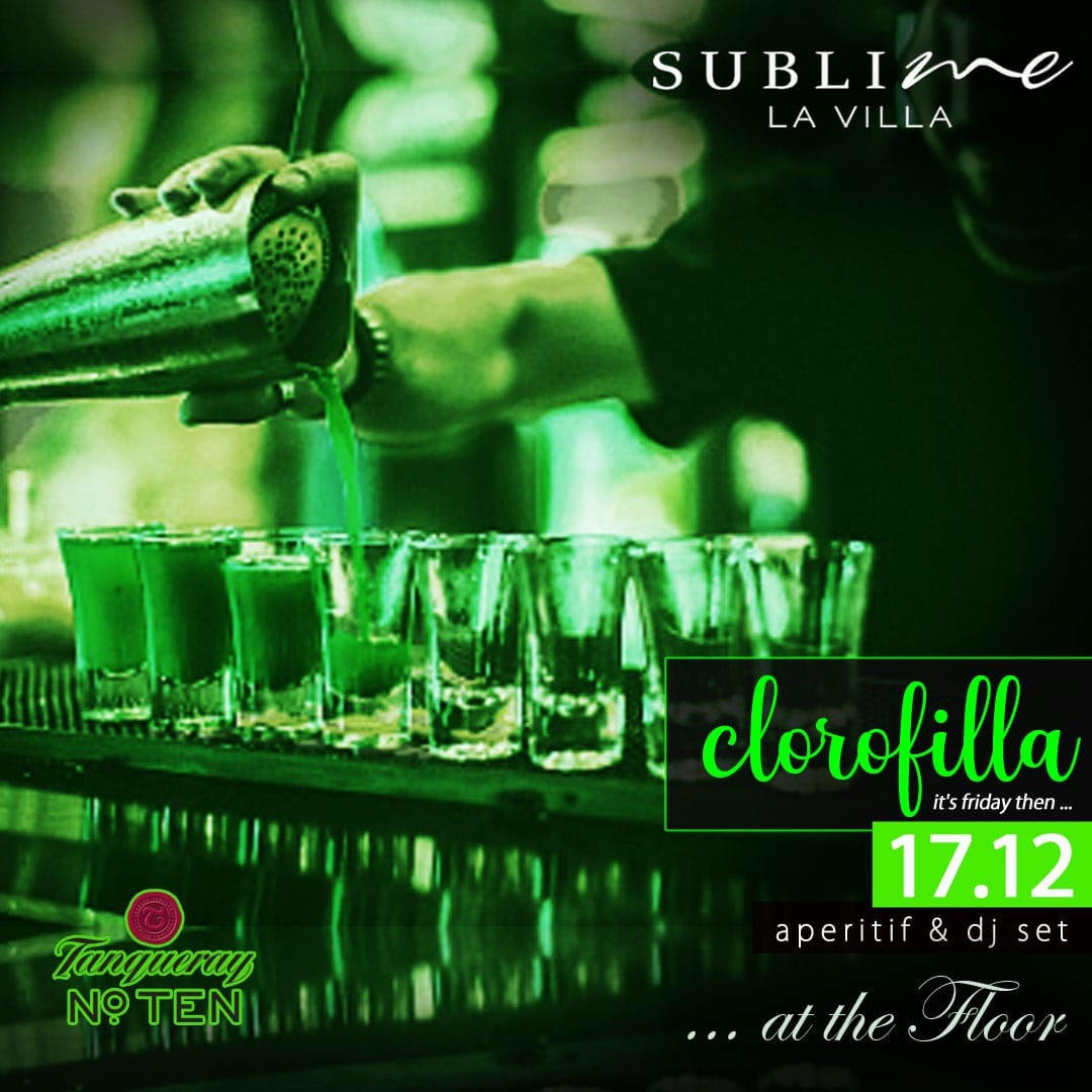 Aperitivo e Djset Sublime La Villa venerdì 17 dicembre 2021