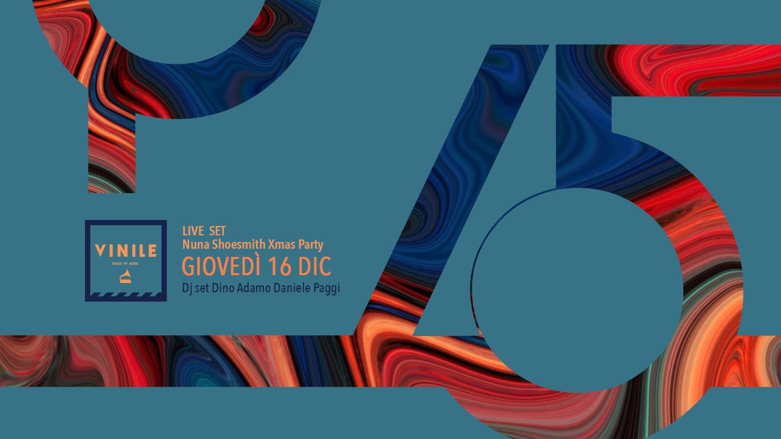 Discoteca Vinile Roma giovedi 16 dicembre 2021 I ♥ 45Giri