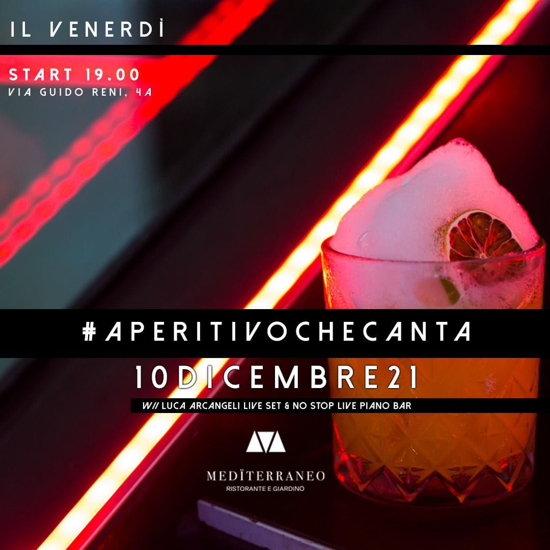 Maxxi Mediterraneo Aperitivo venerdì 10 dicembre 2021