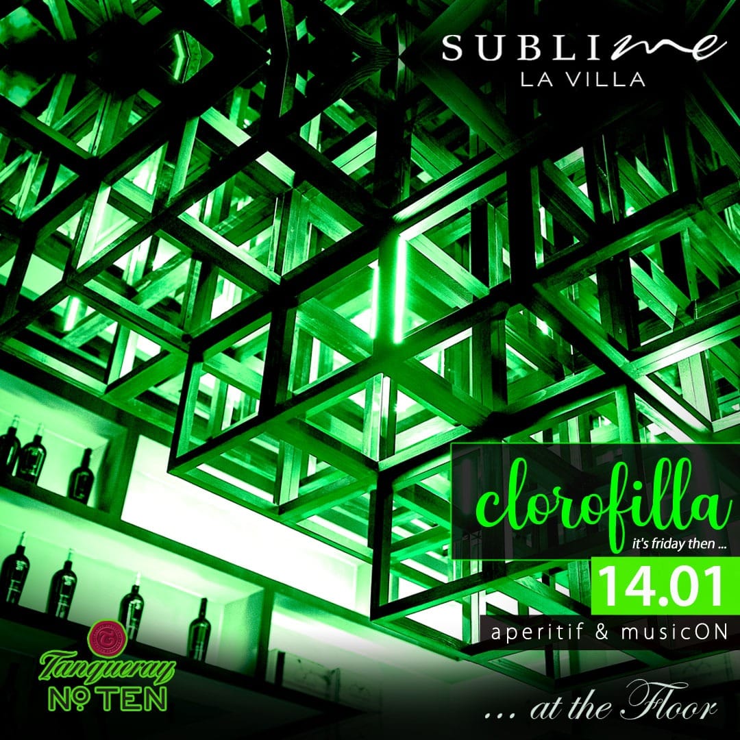 Sublime La Villa Aperitivo e Djset venerdì 14 gennaio 2022