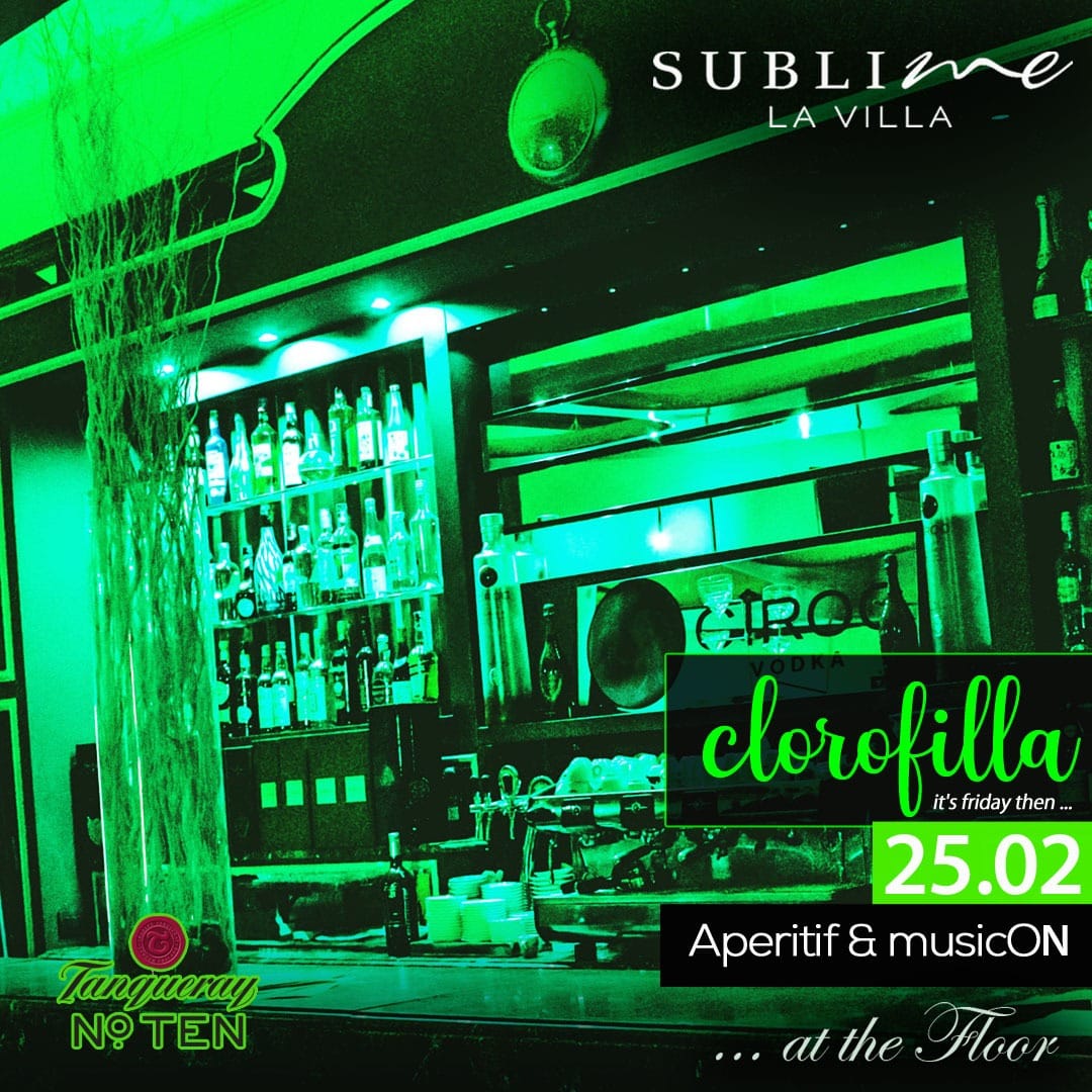 Aperitivo e Discoteca Sublime La Villa venerdì 25 febbraio