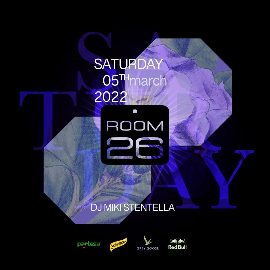 Dj Miki Stentella Room 26 sabato 5 marzo 2022