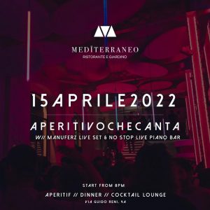 Maxxi Mediterraneo venerdì 15 Aprile 2022 Aperitivo Djset