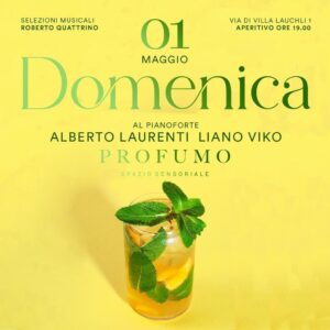 Profumo domenica 1 maggio 2022 Aperitivo
