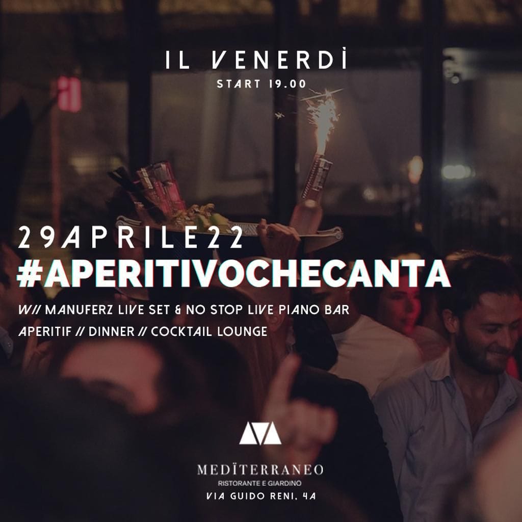 Maxxi Mediterraneo venerdì 29 Aprile 2022 Cena + Djset