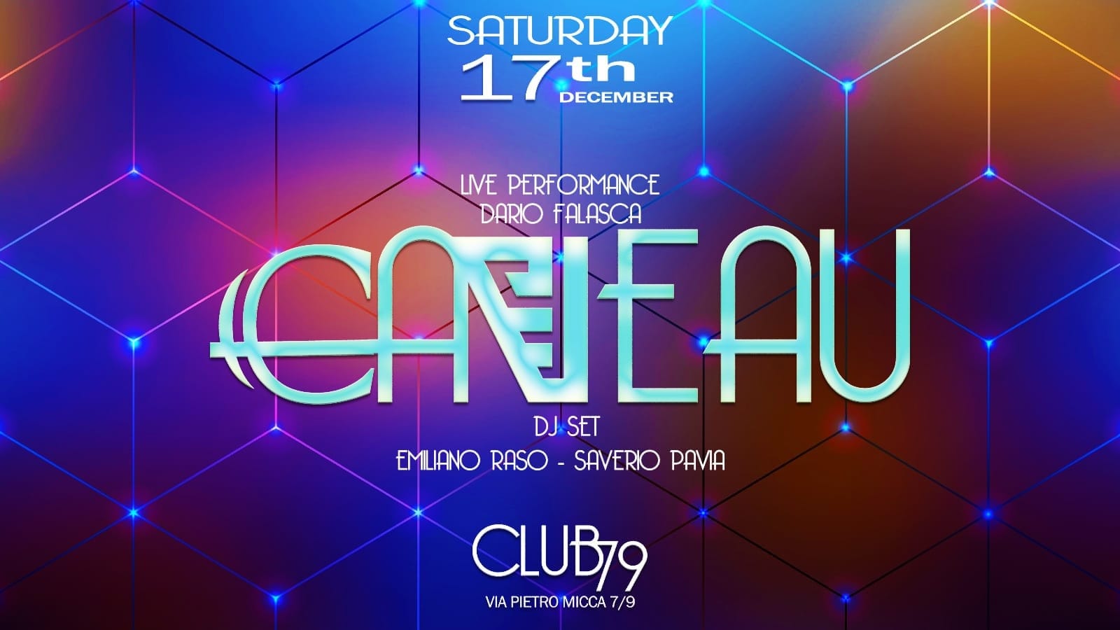 Club 79 sabato 17 dicembre 2022