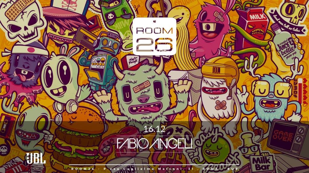 Room 26 venerdì 16 dicembre 2022 - Fabio Angeli Djset