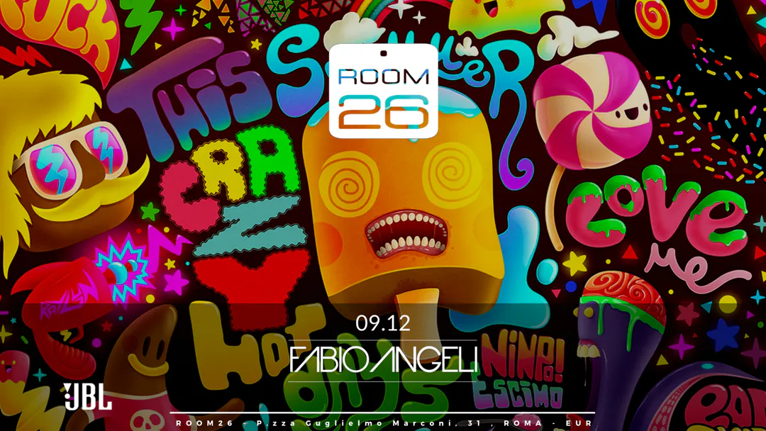 Room 26 venerdì 9 dicembre 2022 Fabio Angeli Djset