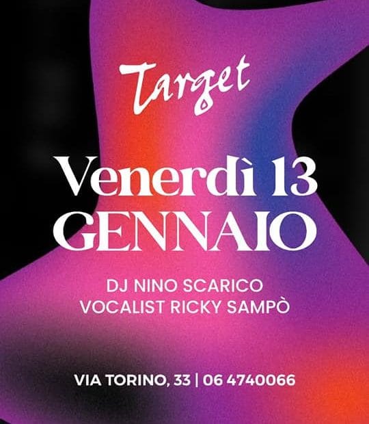 Target venerdì 13 gennaio 2023