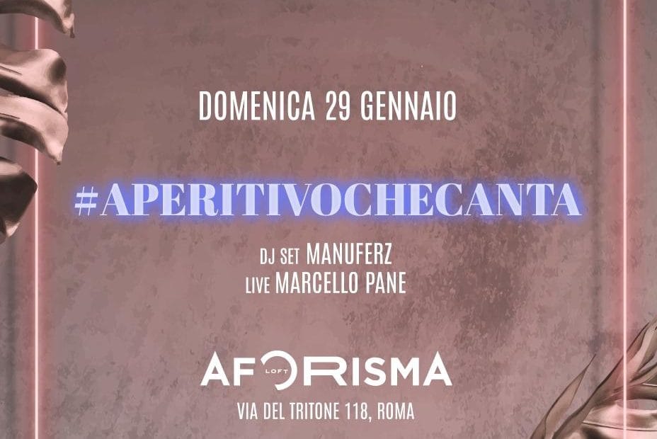 Aforisma domenica 29 gennaio 2023 - Aperitivo e Djset