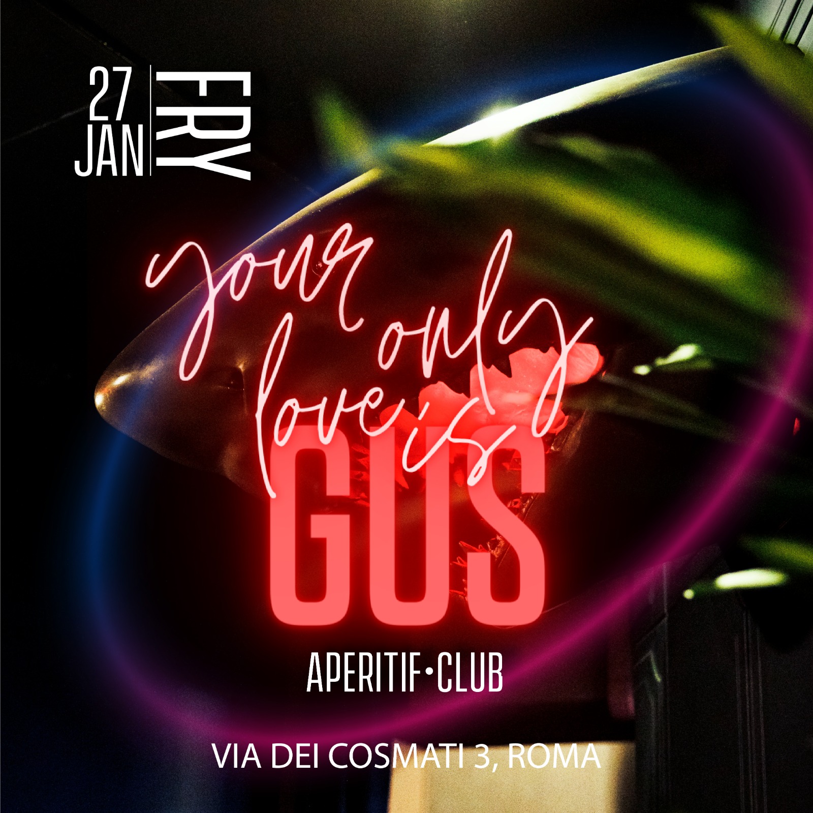 Gus Club Roma Venerdì 27 gennaio 2023 Aperitif & Djset
