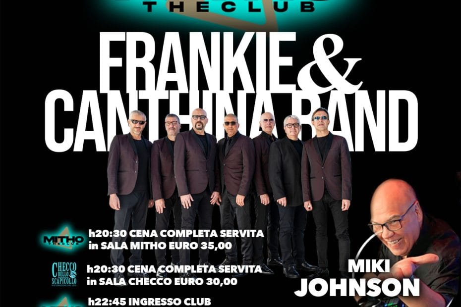 MITHO The Club sabato 4 febbraio 2023 - Cena + Disco 80 90