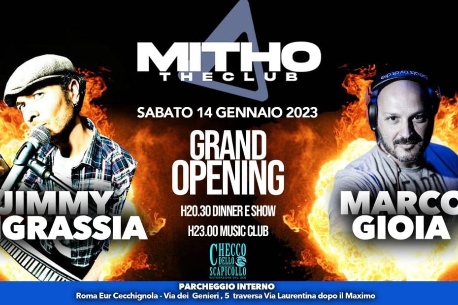 MITHO The Club sabato 17 gennaio 2023 - Dance 80 90 Party