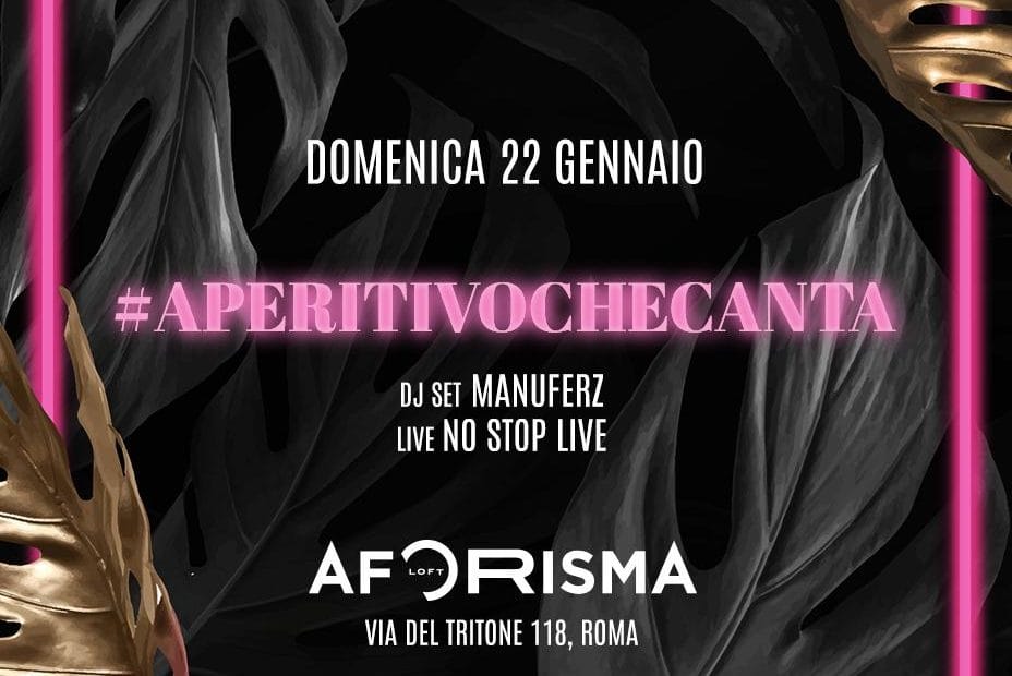 Aforisma domenica 22 gennaio 2023 - Aperitivo e Djset