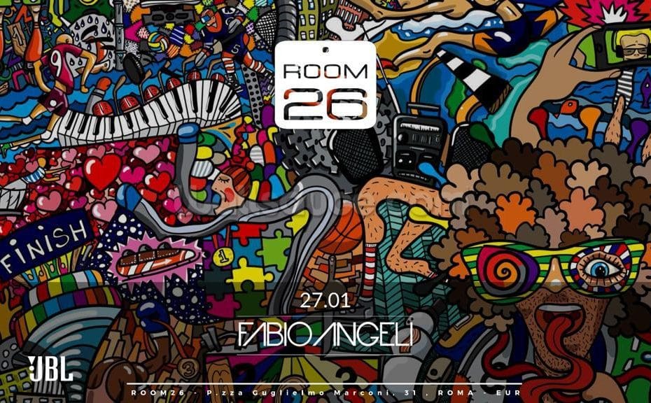 Room 26 venerdì 27 gennaio 2023 - Fabio Angeli Djset