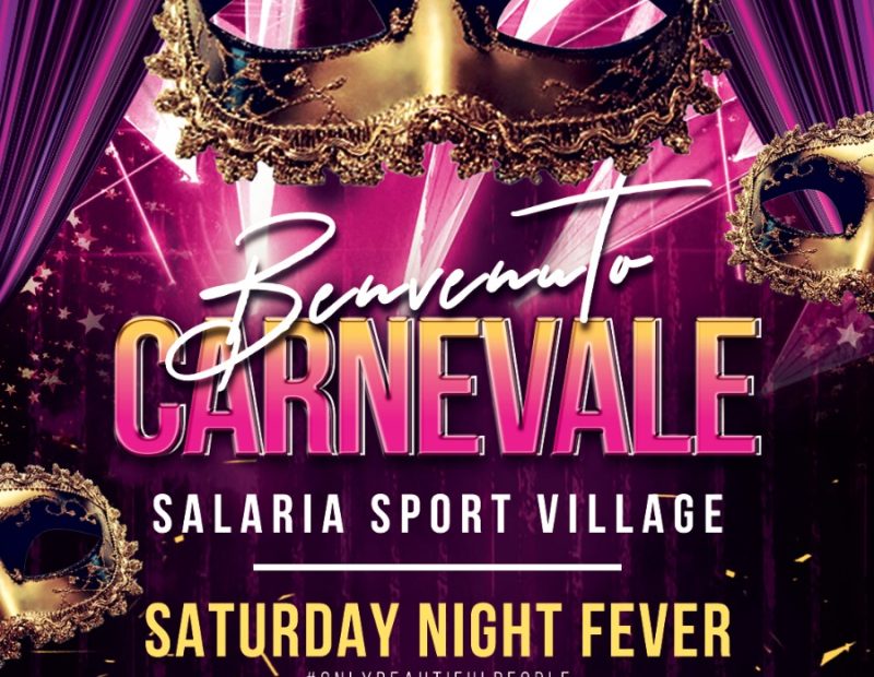 Salaria Sporting Village Carnival Party sabato 4 febbraio 23