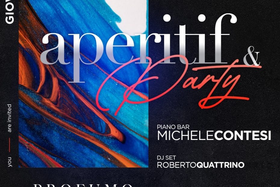 Aperitivo e Djset Profumo Roma giovedì 9 febbraio 2023