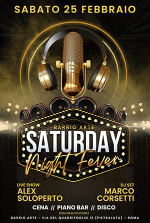 Barrio Arte sabato 25 febbraio 2023