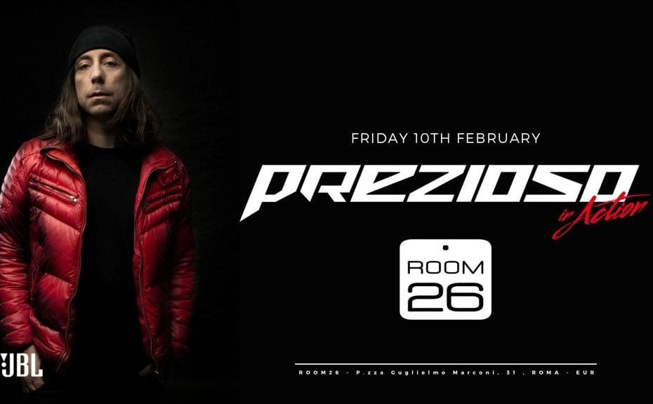 Dj Giorgio Prezioso Room 26 venerdì 10 febbraio 2023
