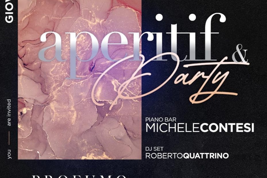 Profumo Spazio Sensoriale giovedì 2 febbraio 2023 Aperitivo