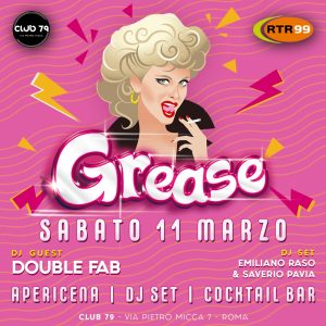 Club 79 sabato 11 marzo 2023 - Grease Night