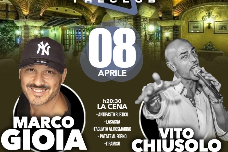 Mitho The Club sabato 8 aprile 2023 Cena + Disco