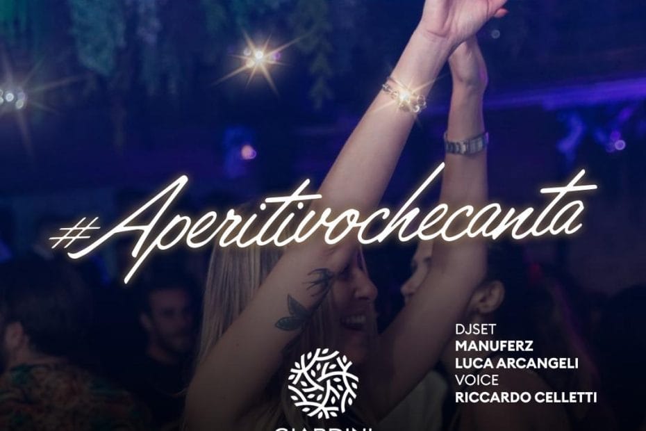 Eden Roma mercoledi 26 luglio 2023 Aperitivo che Canta e Djset