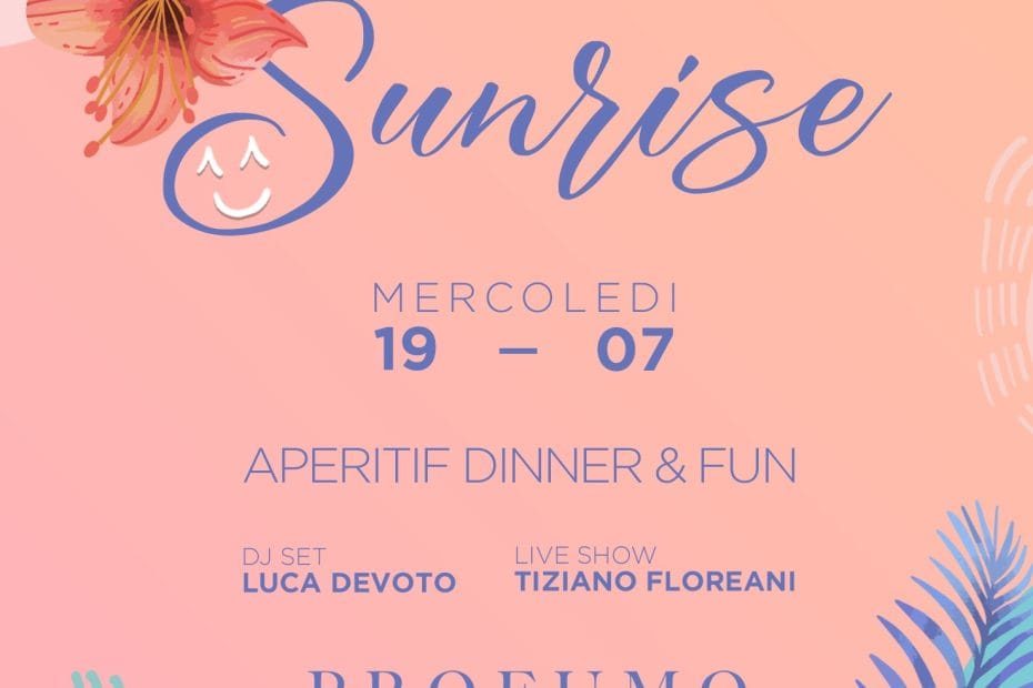 Profumo mercoledi 19 luglio 2023