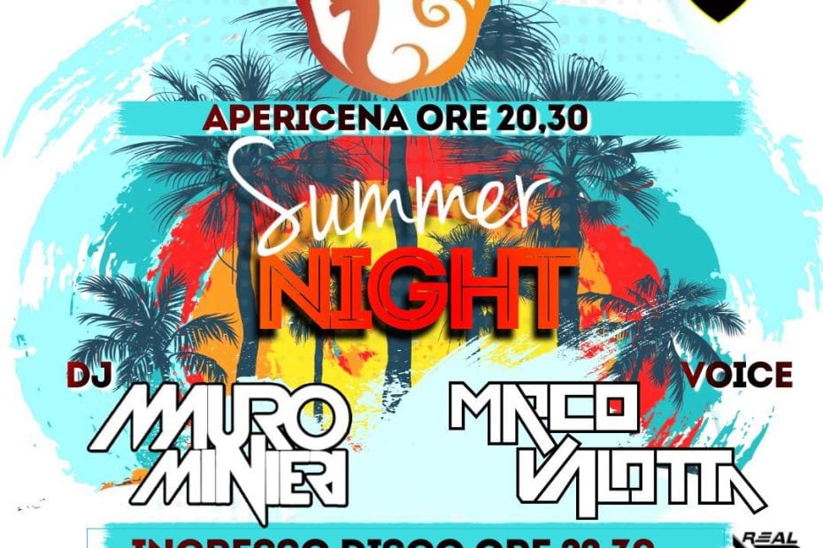 Tibidabo beach Ostia Sabato 29 luglio 2023 Cena Discoteca