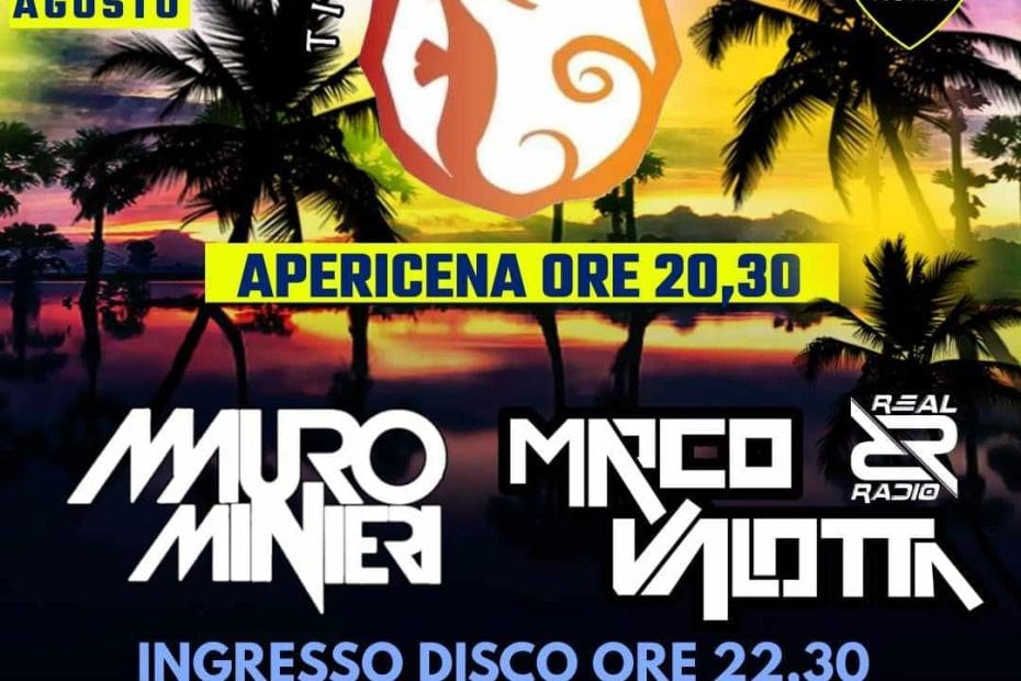 Tibidabo beach Ostia Sabato 19 agosto 2023 Apericena Discoteca