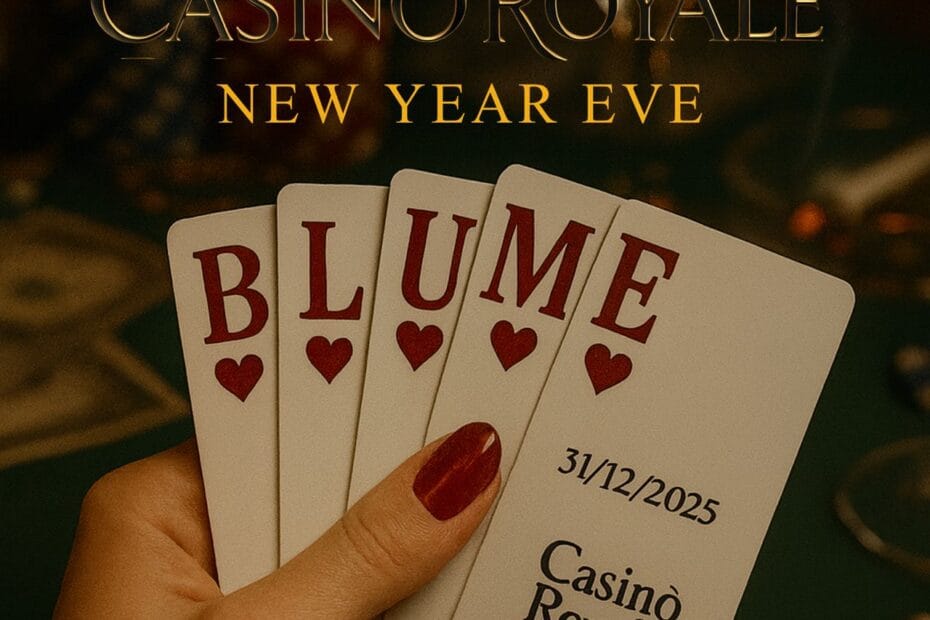 flyer 31 12 2025 capodanno al blume lounge roma