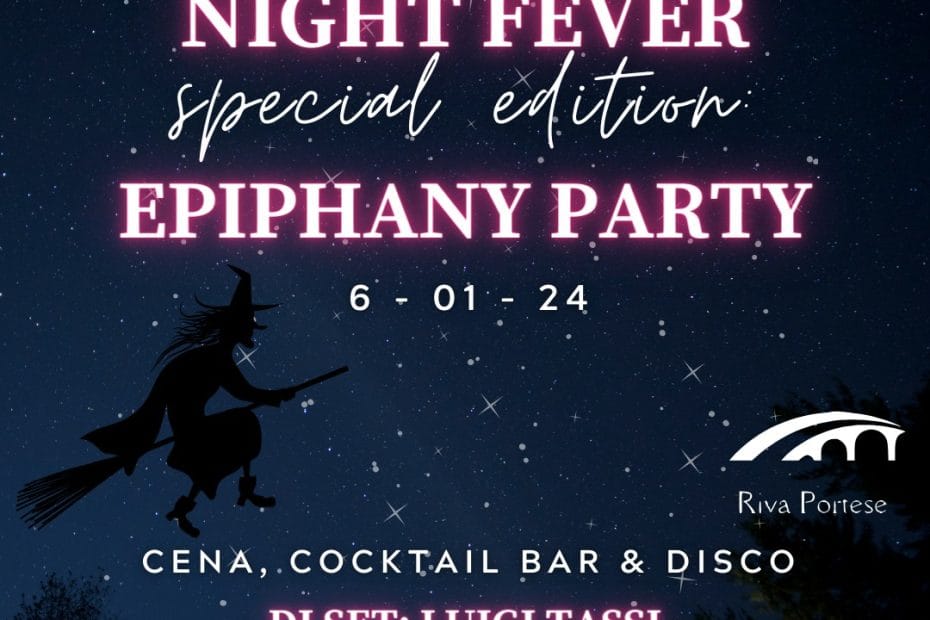 Riva Portese sabato 6 gennaio 2024 Cena Disco 80 90