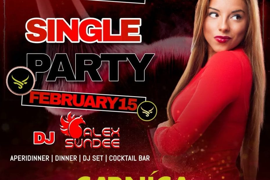 Carnica Roma giovedi 15 febbraio 2024 single party