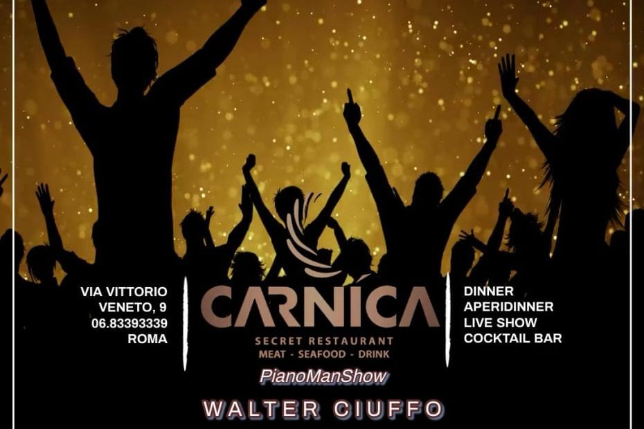 foto Carnica Roma venerdì 1 marzo 2024 Dinner e Live Show