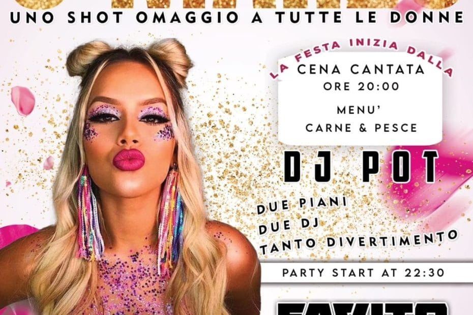 Vista Club Festa della donna 8 marzo 2024 Cena e Dj Set