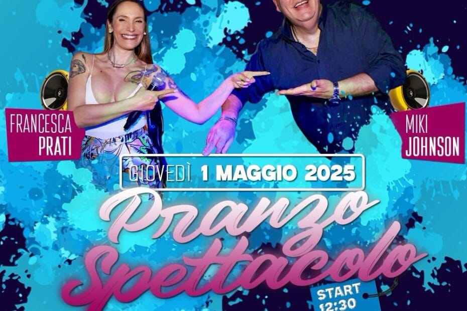 flyer primo maggio discoteca divina pranzo e djset