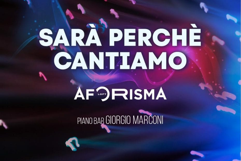 foto Giovedi 9 maggio 2024 Aforisma Roma Dinner e Djset