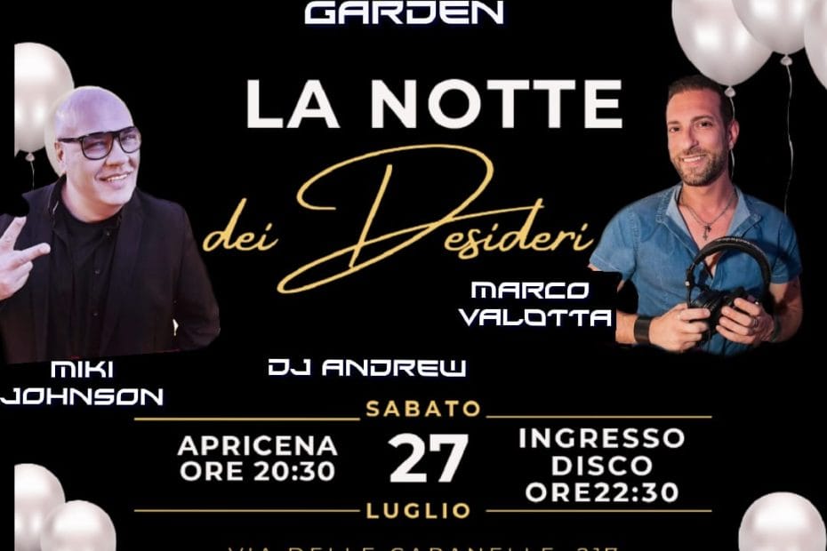 Garden sabato