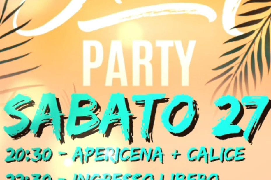 flyer Sabato 27 luglio 2024 Mediterraneo Beach Fiumicino